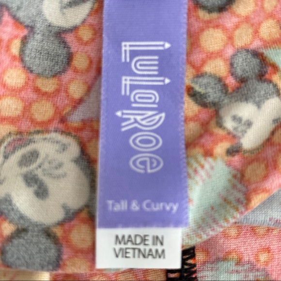 Disney Mickey Mouse Lularoe TC Leggings - Picture 4 of 5